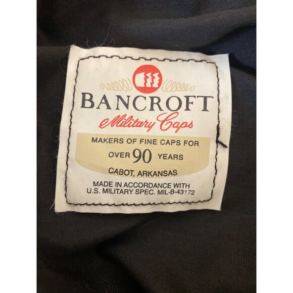 Bancroft Black Wool Beret Size 7 3/8 Military Spec MIL-B-43172 Made In USA - Picture 3 of 6